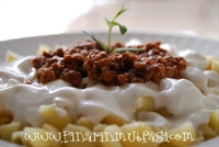 Mantarlı Kıymalı Midye Makarna