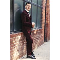 Modern Corduroy Suit