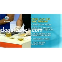 Yeşil Çay İle Saç Bakımı