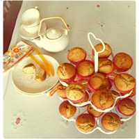 Tarçınlı, Havuçlu, Portakallı Cupcake