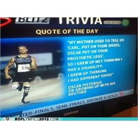 Azmin Zaferi... Oscar Pistorius...