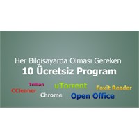 Her Bilgisayarda Olması Gereken Programlar
