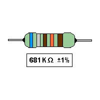 Dirençlerin Üzerindeki Renkler Ve Ohm Değerleri