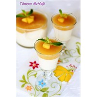 Şeftali Pelteli Panna Cotta