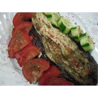 Fırında Közlenmiş Patlıcan