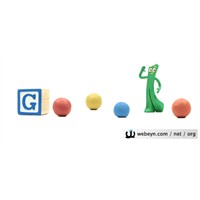 Art Clokey İçin Özel Google Logosu