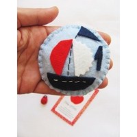Keçe Denizci Buzdolabı Magnet 2
