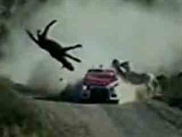 Rally Pistinde Görünmez Kaza