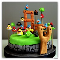 Angry Birds Pastası