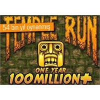 Temple Run Oyunun İstatistikleri Paylaşıldı.