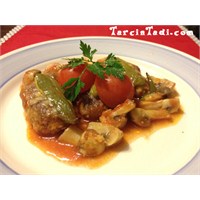 Fırında Mantarlı Köfte