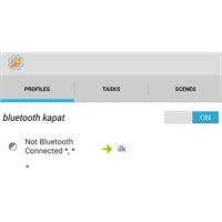 Tasker Uygulaması İle Otomatik Bluetooth Kontrolü