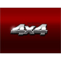 4×4 Araç Amblem Oluşturma Psd