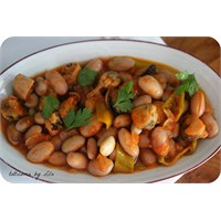 Midyeli Barbunya Pilaki