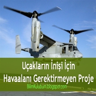 Uçakların İnişi İçin Havaalanı Gerektirmeyen Proje