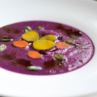 Lila Möhrensuppe