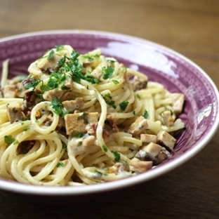 Spaghetti Carbonara für Veggies