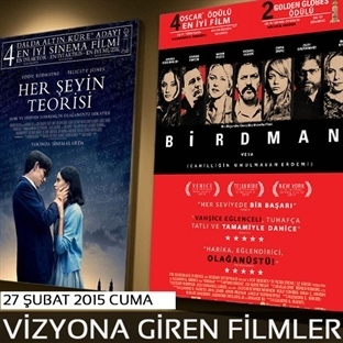 27 Şubat 2015 Cuma Vizyona Giren Filmler
