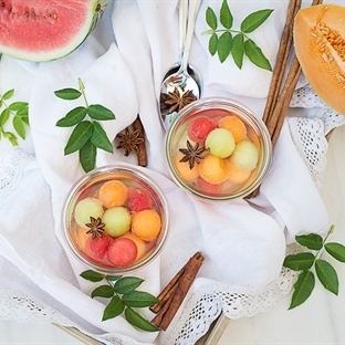 Eingelegte Melonen