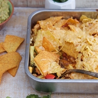 MEXICAANSE KIP MET TORTILLACHIPS!