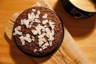 Gezond chocoladetaartje met kokos