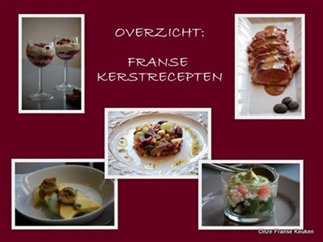 Alle Franse kerstrecepten op een rij