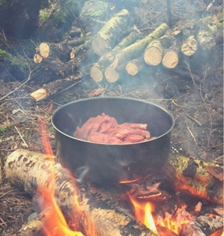 Kan je koken in de natuur? En is dat lekker?