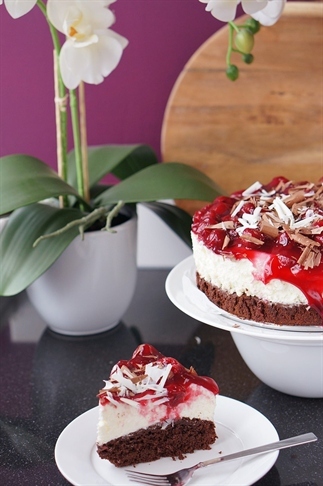 Brownie Monchou taart