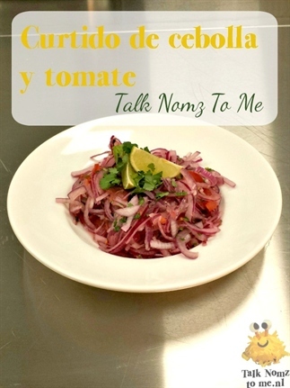Curtido de cebolla y tomate