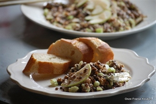 Franse Linzensalade