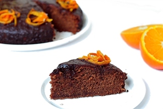 Recept: Vegan chocolade-sinaasappeltaart