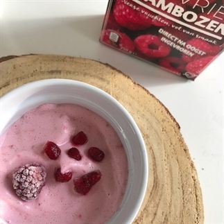 Recept vegan frambozen mousse