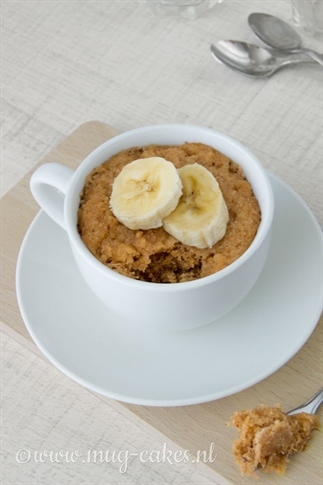 Vegan mug-cake zonder ei (glutenvrij)
