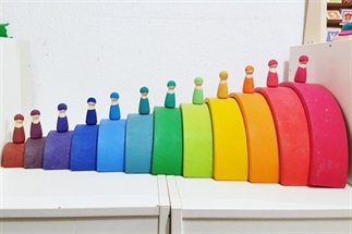 Zelf Waldorf peg dolls / Grimm's regenboogvriendje