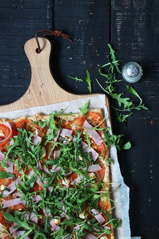Bladerdeegpizza