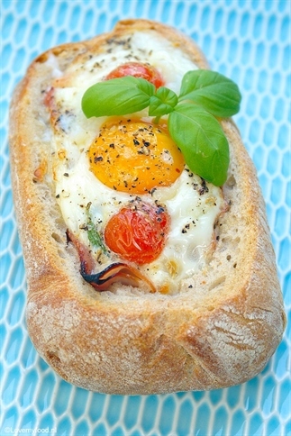 Broodje ei uit de oven