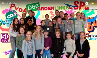 Lijsttrekkers beantwoorden vragen van kinderen
