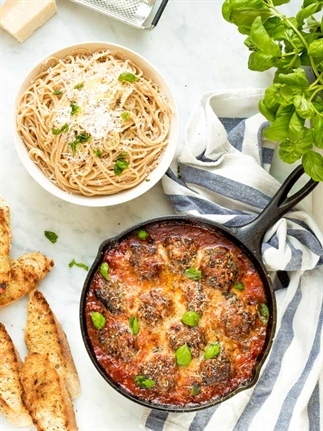Pittige gehaktballetjes al forno