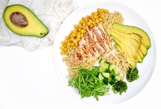 QUINOA SALADE MET VERSE TONIJN