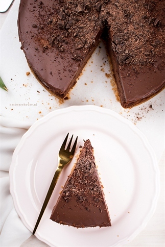 Driedubbele chocolade cheesecake -triple chocolate