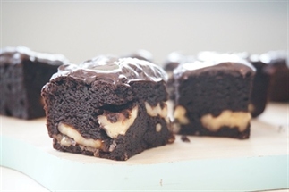 Gezonde brownie met avocado