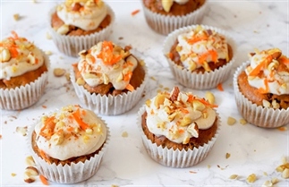 Gezonde carrot cake muffins - PASEN!