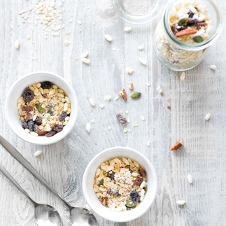 Gezonde en slanke muesli