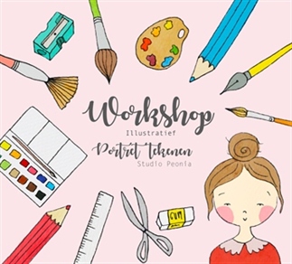 Kom jij een workshop portret tekenen volgen?