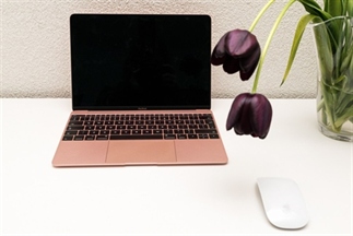 Macbook in roségoud