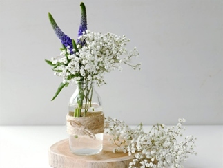 Makkelijke DIY met kleine vaasjes