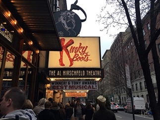 Naar een musical op Broadway, New York City