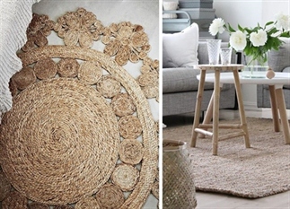 Op onze wishlist: jute vloerkleden