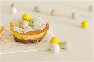 Pasen: Mini cheesecake vogelnestjes!