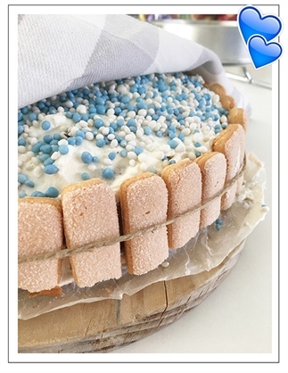 Recept: Gender reveal taart